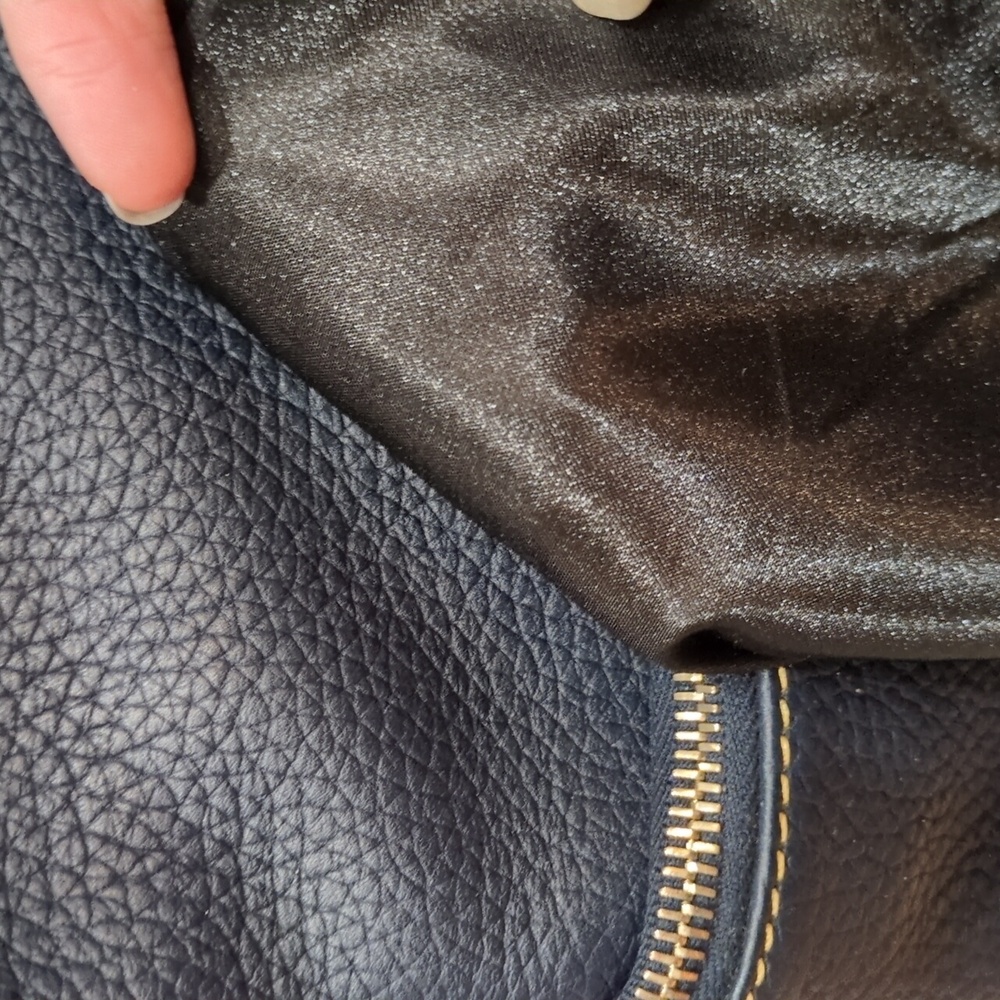 Dooney & Bourke 💙NAVY BLUE 💙 Dillen Double Pocket Shoulder Bag - Picture 2 of 15